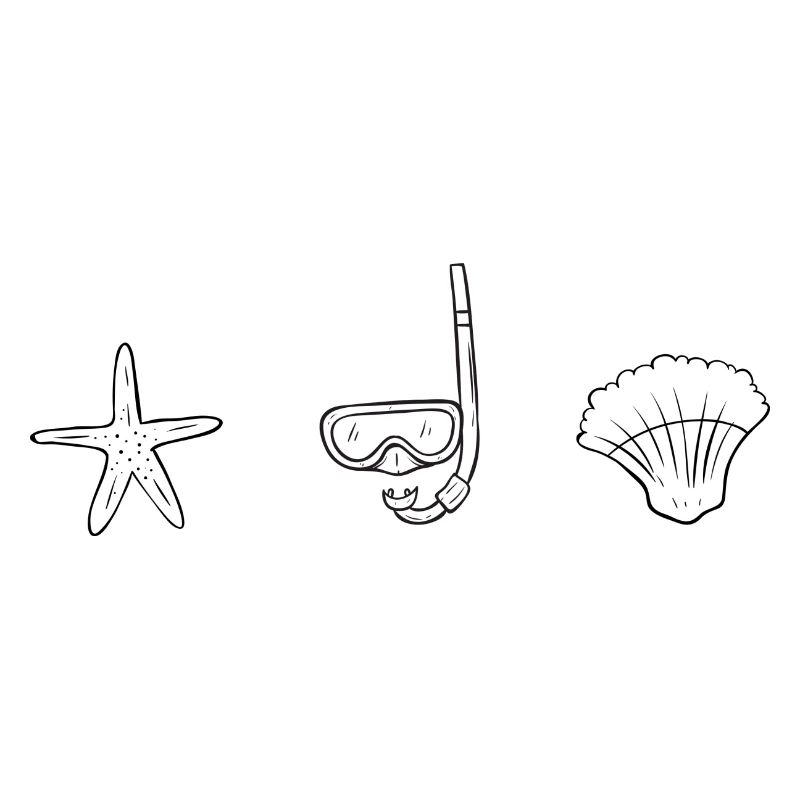 Snorkel Silhouette Dive