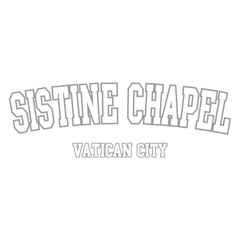 Sistine Chapel Vatican City Typography