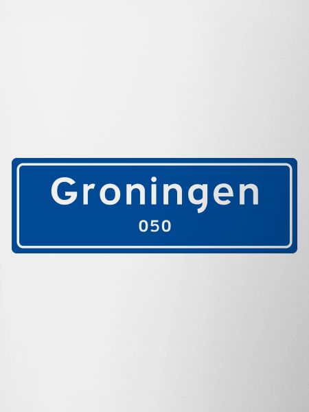 Groningen 050 place name sign