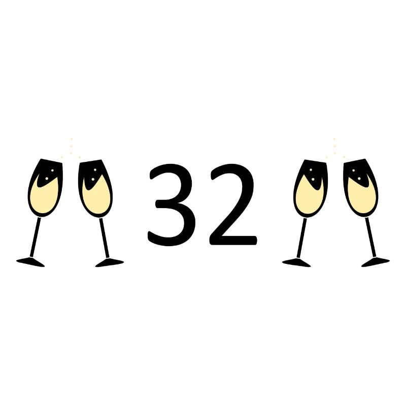 32e anniversaire 32 ans 32 ans Zah 32