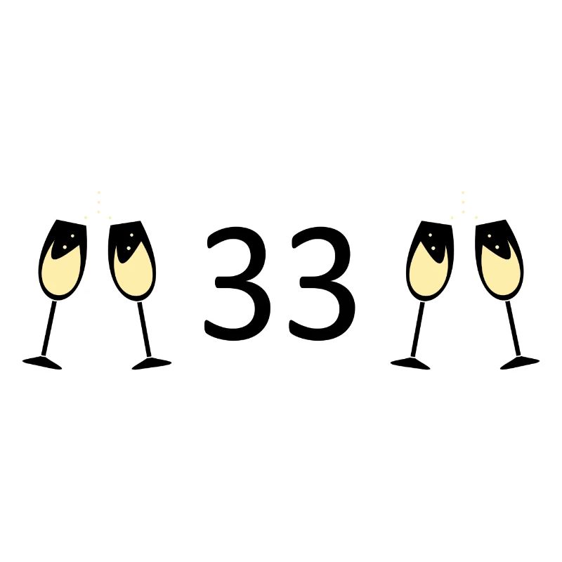 33e anniversaire 33 ans 33 ans numéro 33