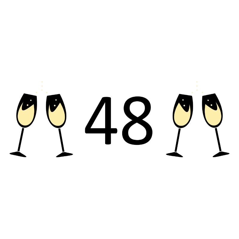 48e anniversaire 48 ans 48 ans numéro 48