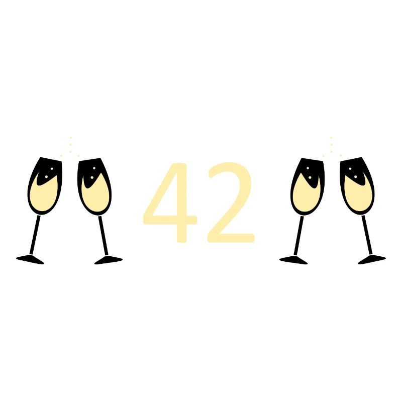 42e anniversaire 42 ans 42 ans numéro 42