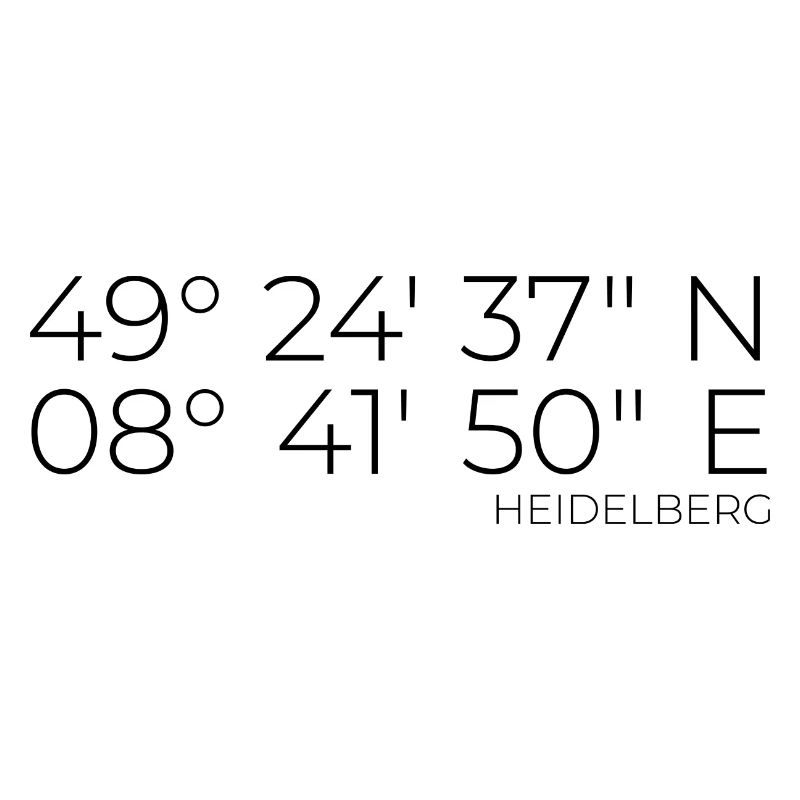 coordinates Heidelberg