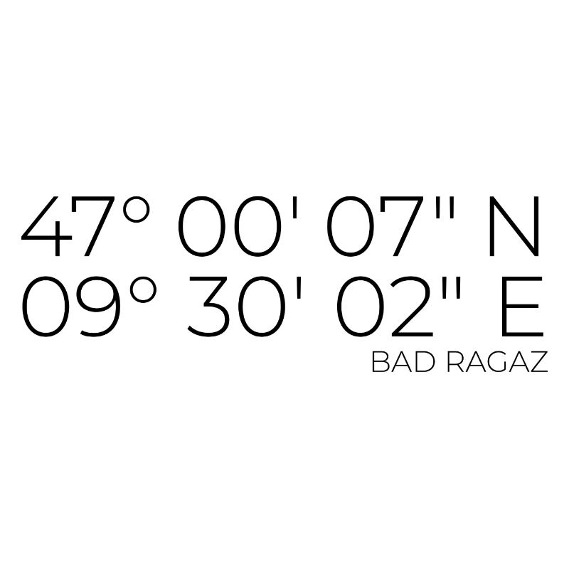 Coordinates Bad Ragaz, Switzerland