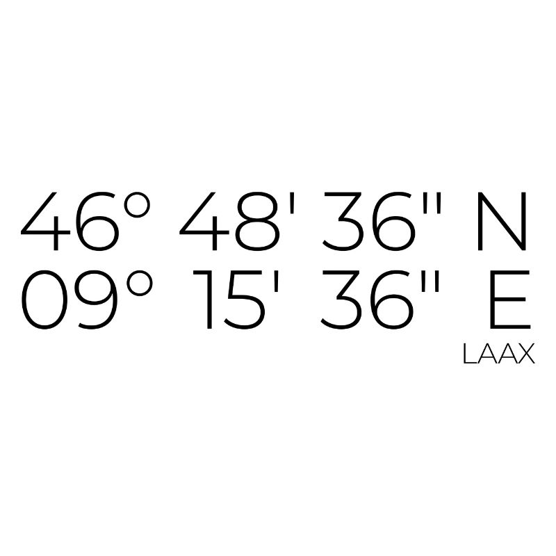 coordinates Laax Graubünden, Switzerland