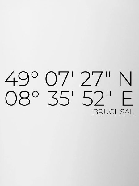 Coordinates Bruchsal