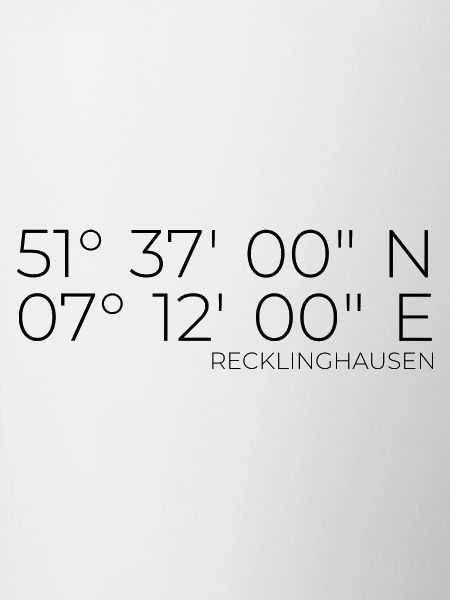 Coordinates Recklinghausen