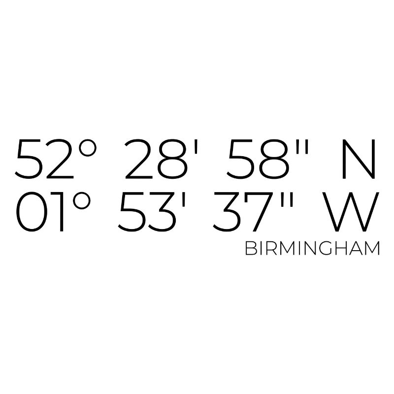 Coordonnées : Birmingham, Angleterre