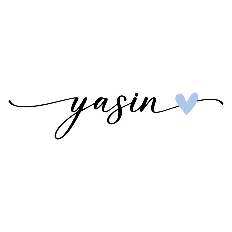 Yasin Name Calligraphy Font