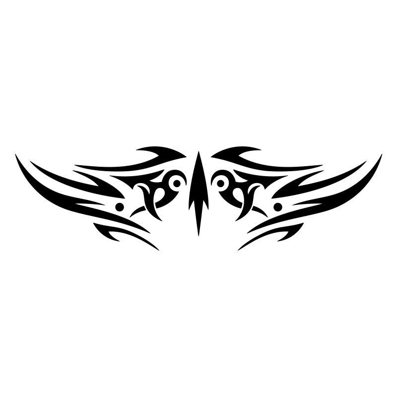 Zackiges Tribal Tattoo Ornament