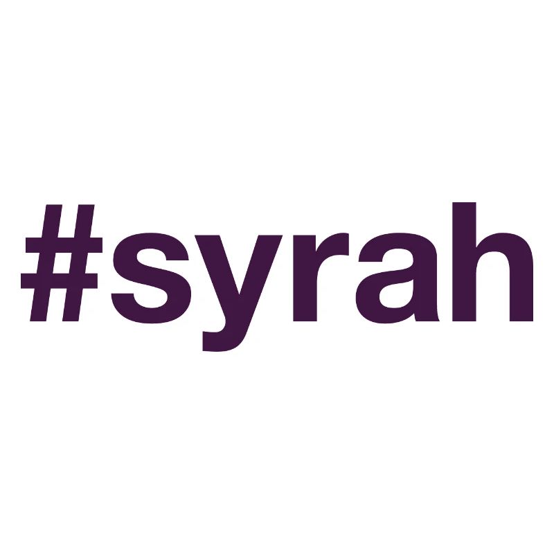 SYRAH Hashtag