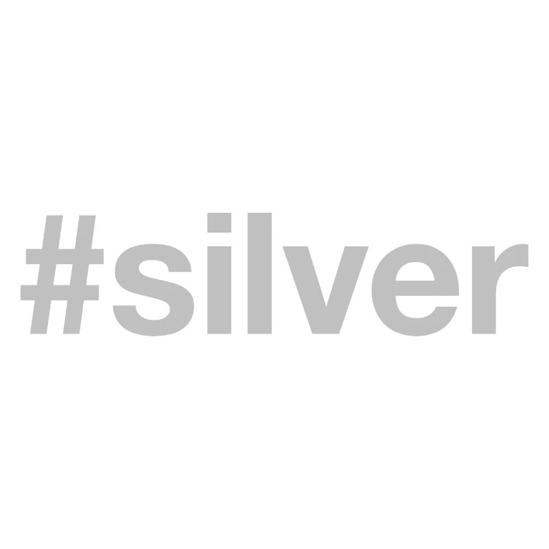 SILVER Hashtag