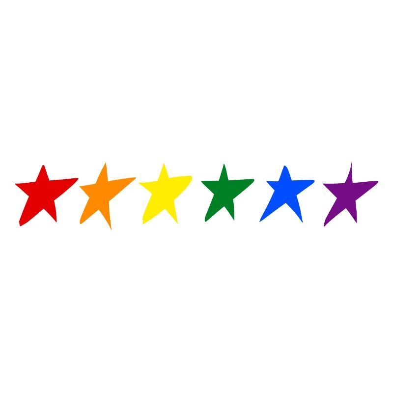 STERNE MIT LGTB-FARBEN