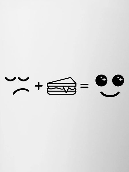 Sad Eating Cake Become Happy