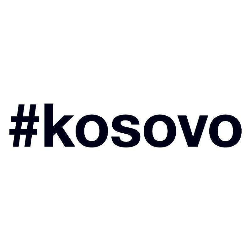 KOSOVO Hashtag