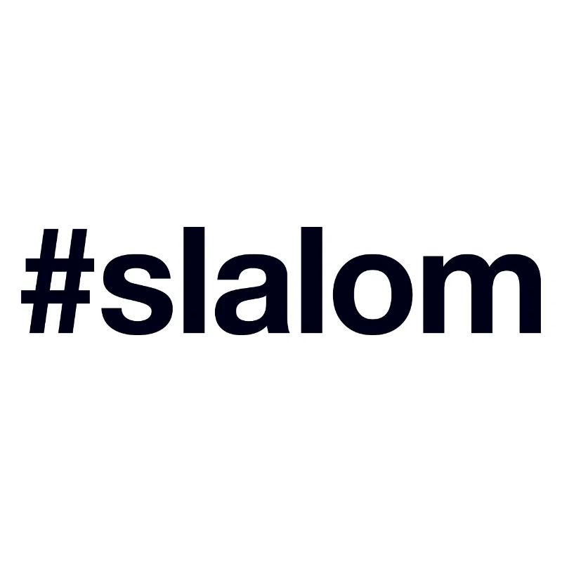SLALOM Hashtag