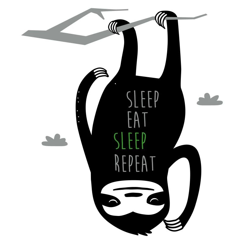 Sleep Eat Sleep Repeat Sloth