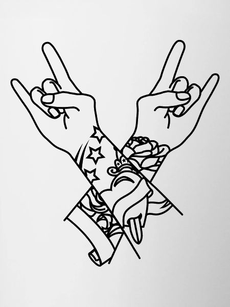 cross arm tattoo