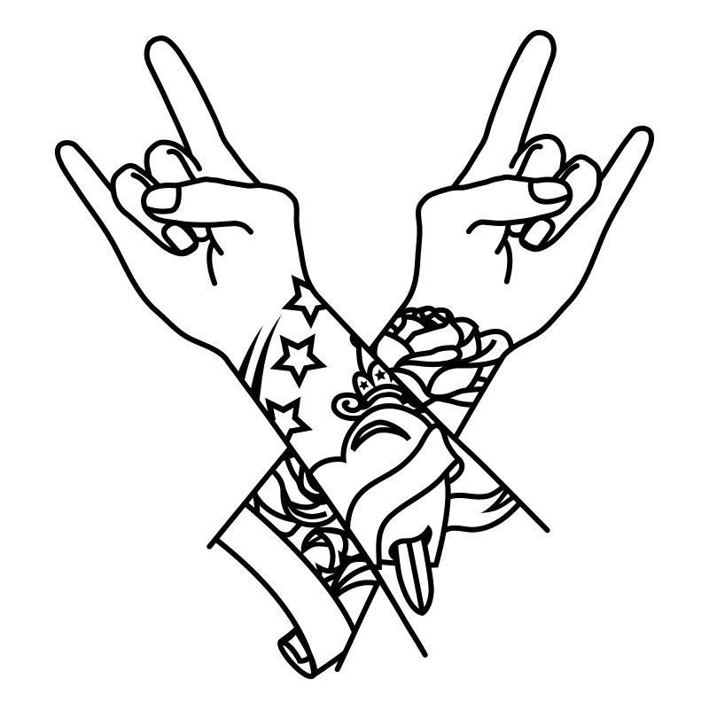 cross arm tattoo