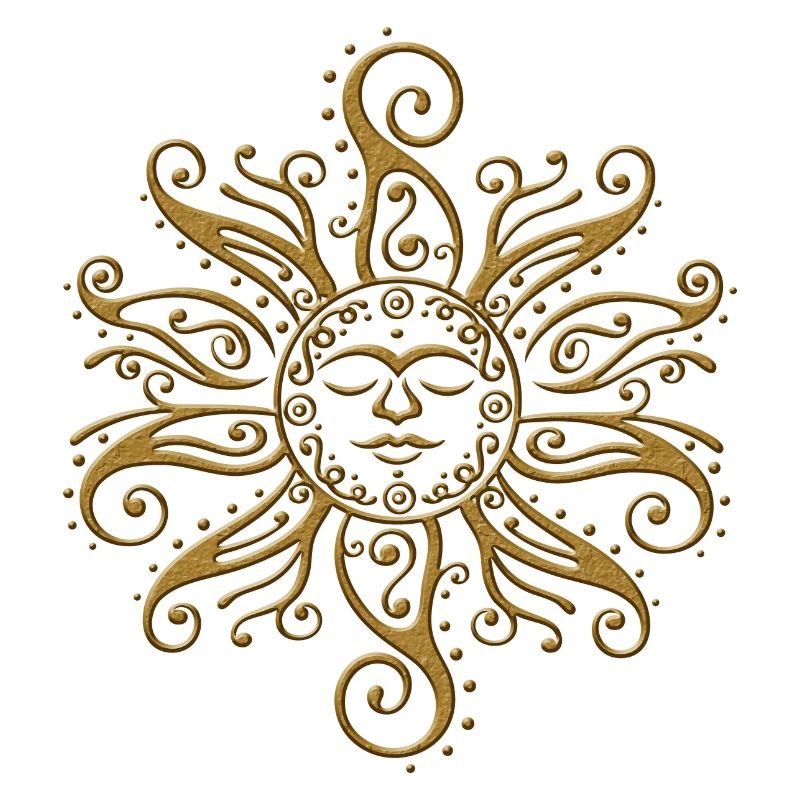 Golden sun tattoo midsummer summer