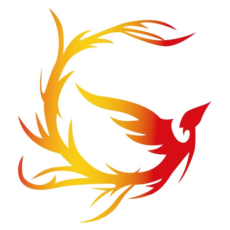 Firebird-Kreis mit Farbverlauf