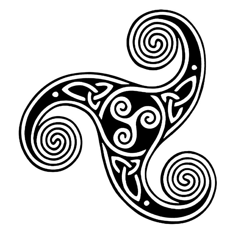 symbole tribal celte noir