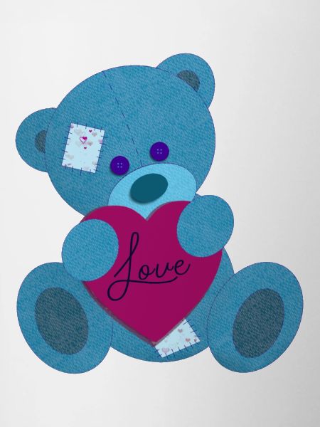 Ourson amoureux