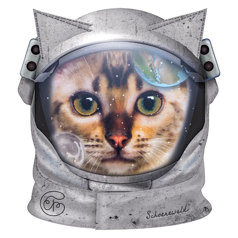 Un astronaute chat dans l’espace pour les amoureux des chats