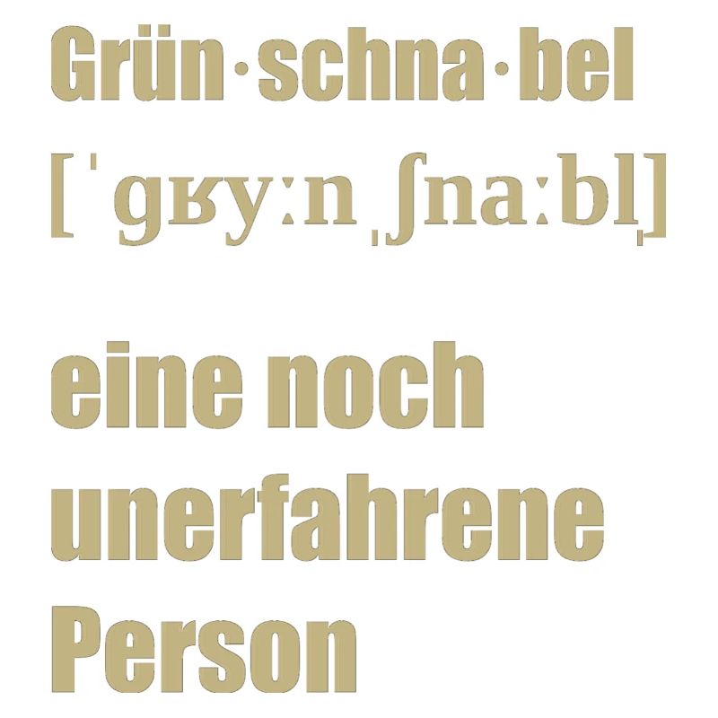 Grünschnabel