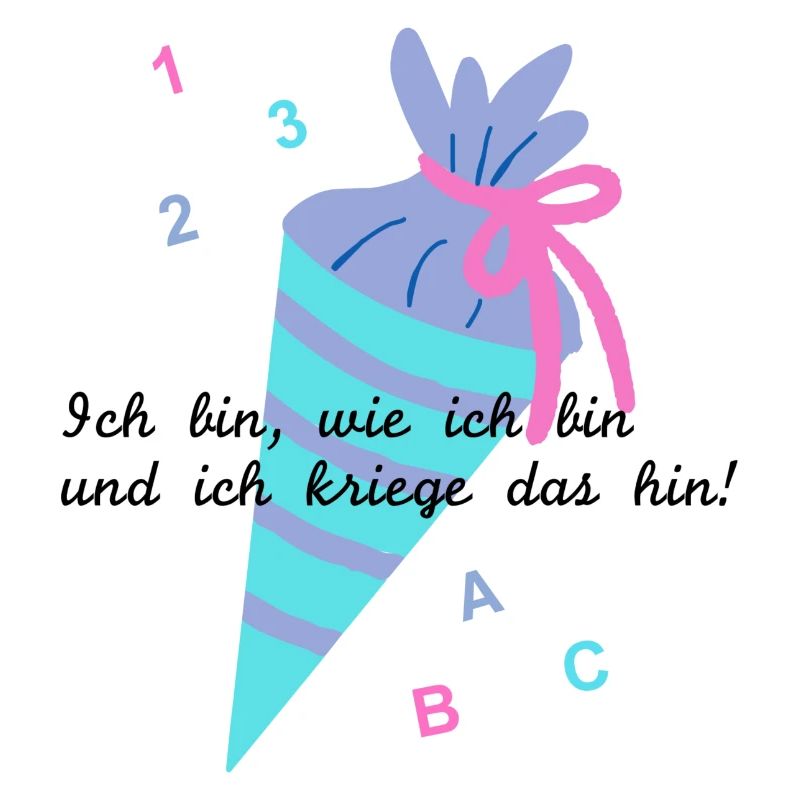Ich bin, wie ich bin... pink / türkis