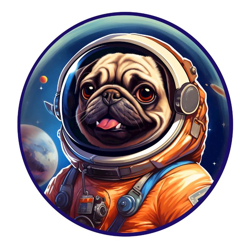 Carlin dans la mission spatiale Patch Dogs Astronaute