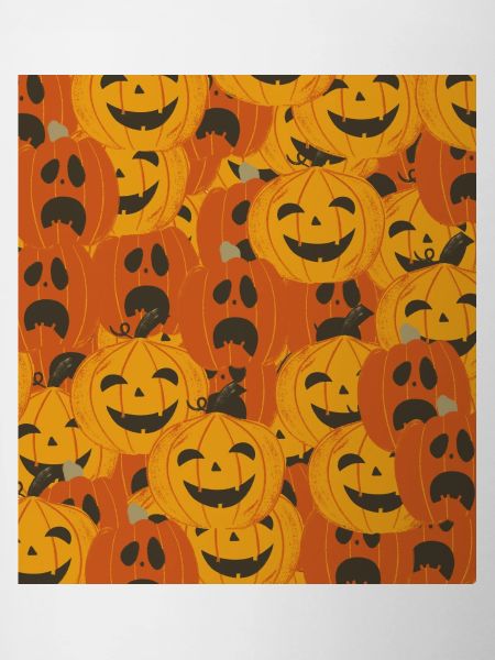 Spooky Pumpkins Halloween Pattern