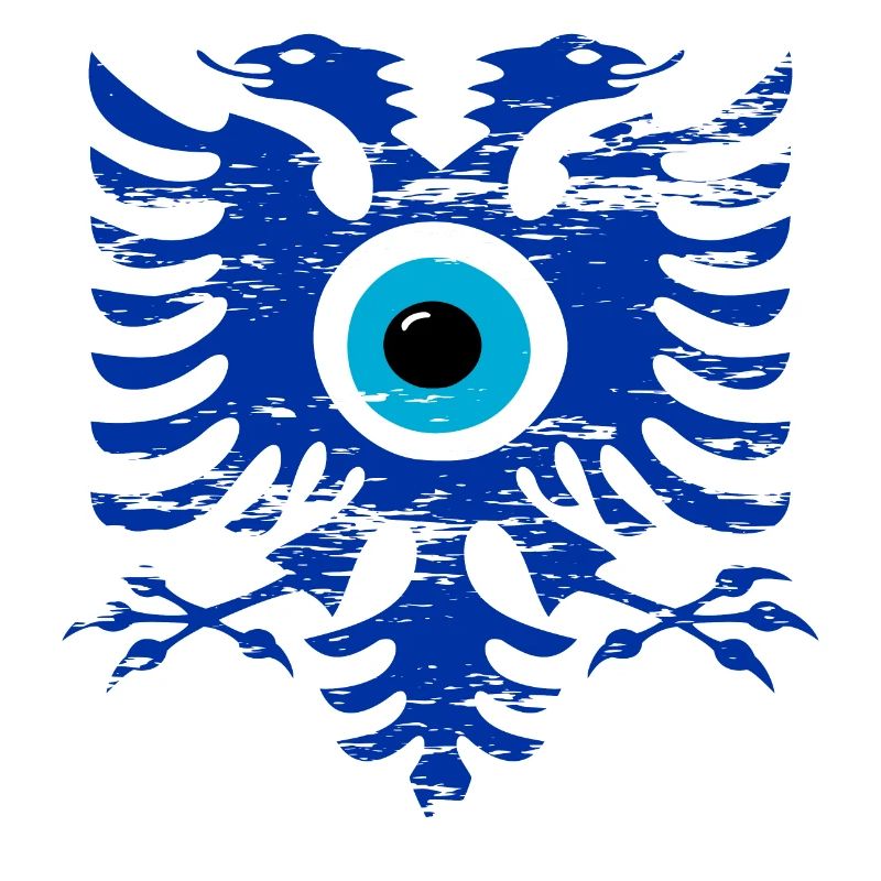 Drapeau de l’Albanie Amulette Nazar utilisée