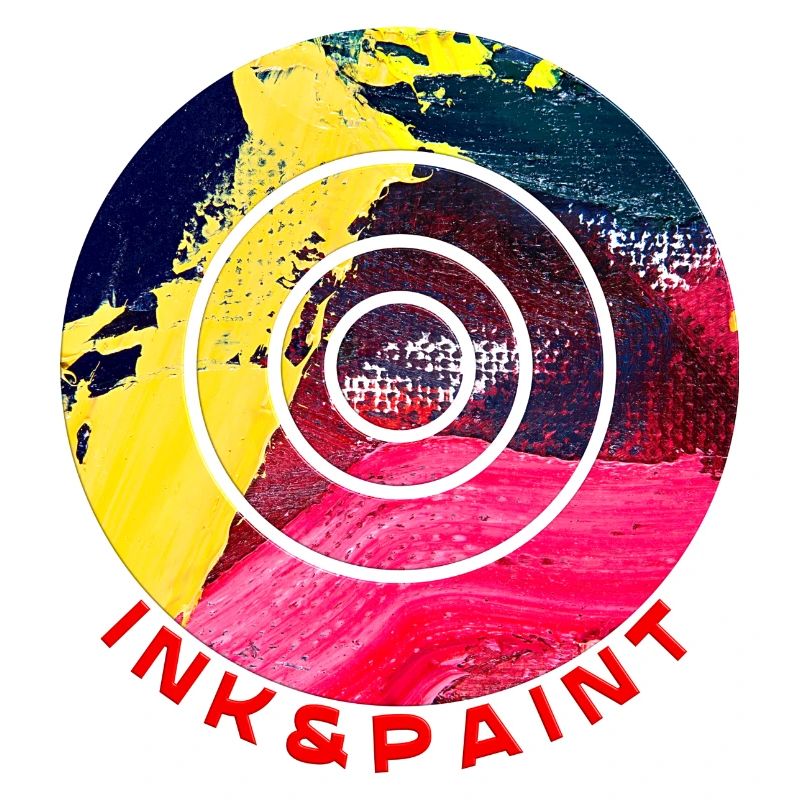Kunst der Abstraktion rot, gelbe, schwarz