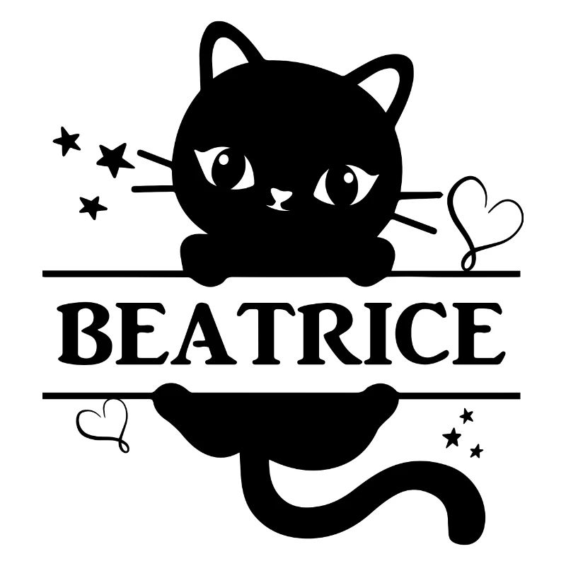 Beatrice t-shirt chat chat Katze gato