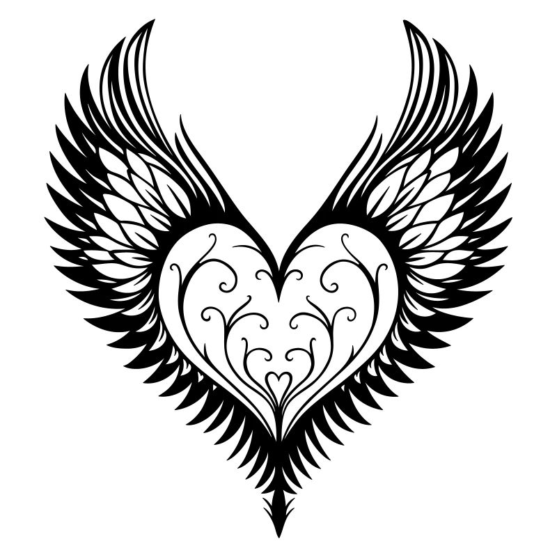 Heart Wing Winged Heart