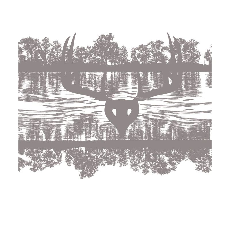 Wildlife Reflections Silhouette Design