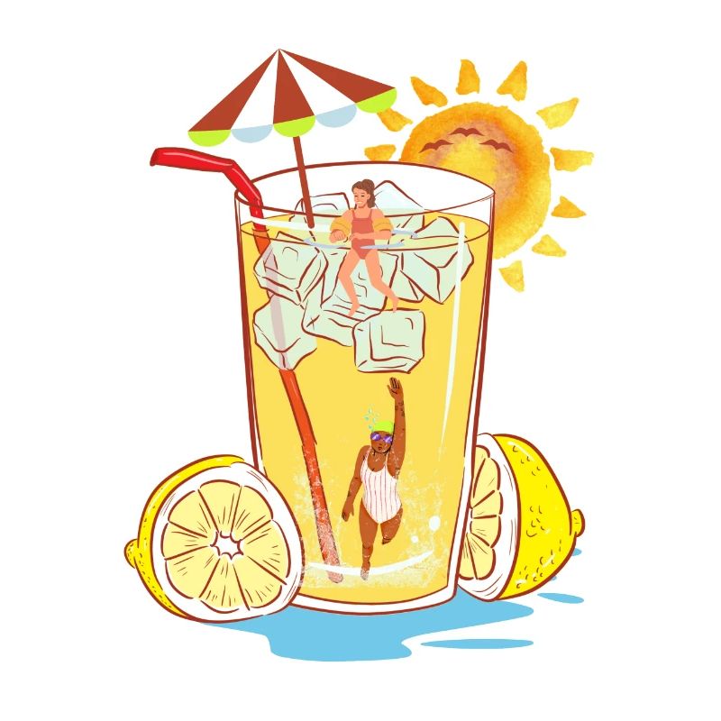 Refreshing lemon relax design