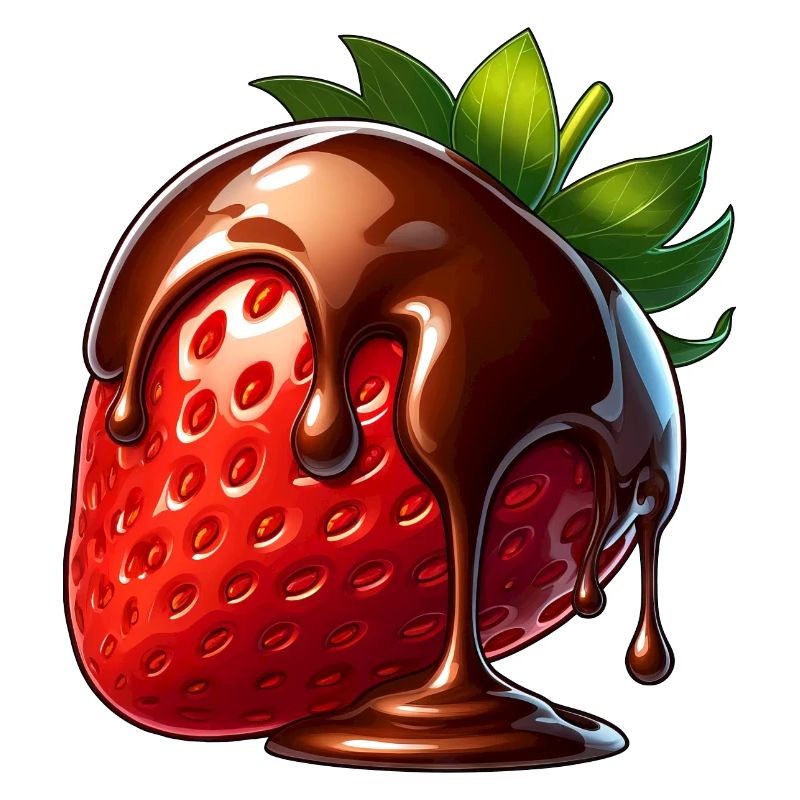 Strawberry Chocolate Melt Candy Dessert