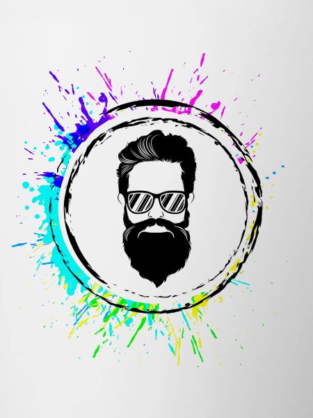 Face beard icon