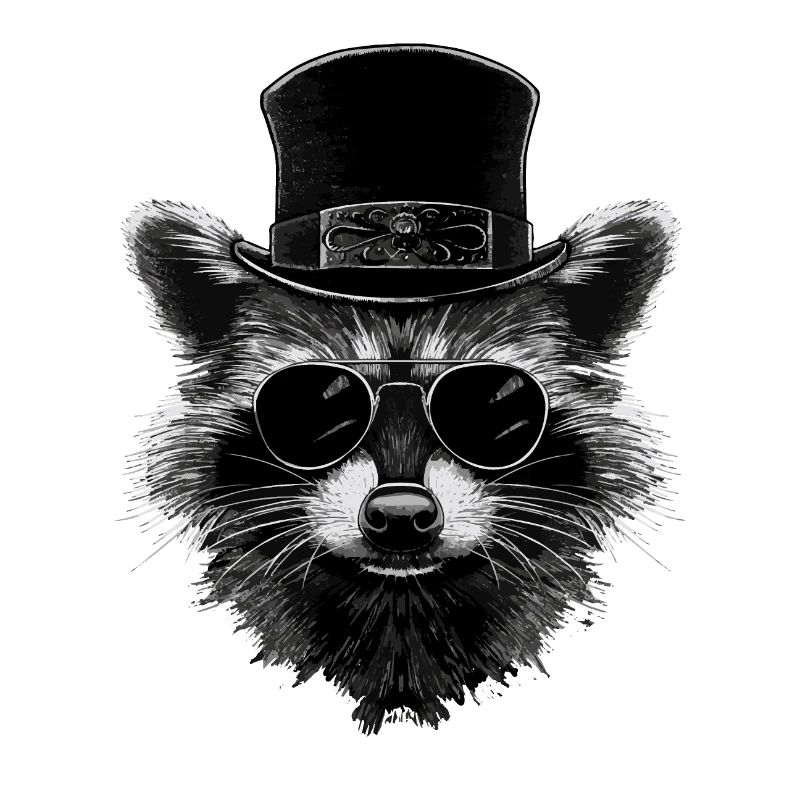 Raton laveur cool
