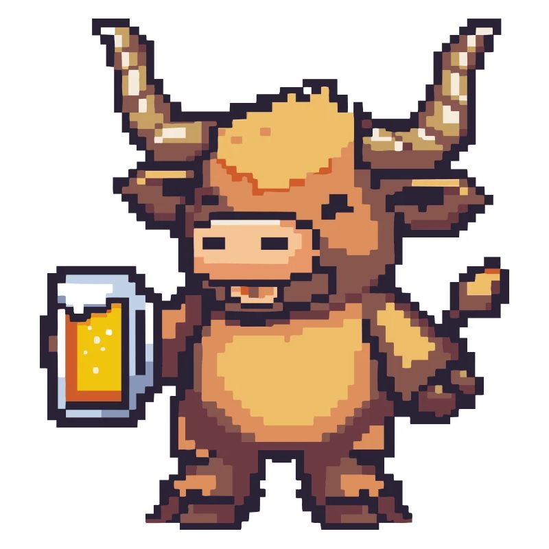 Stier Bier Pixel