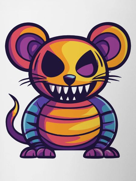 Mouse Halloween Comic Funny