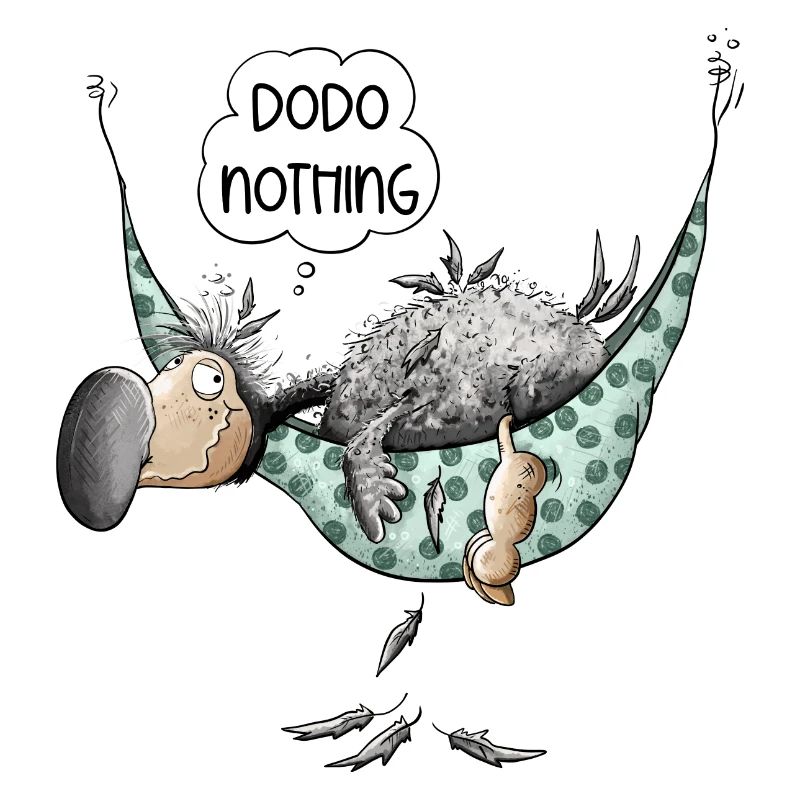 Dodo Noting Chillt In Hängematte