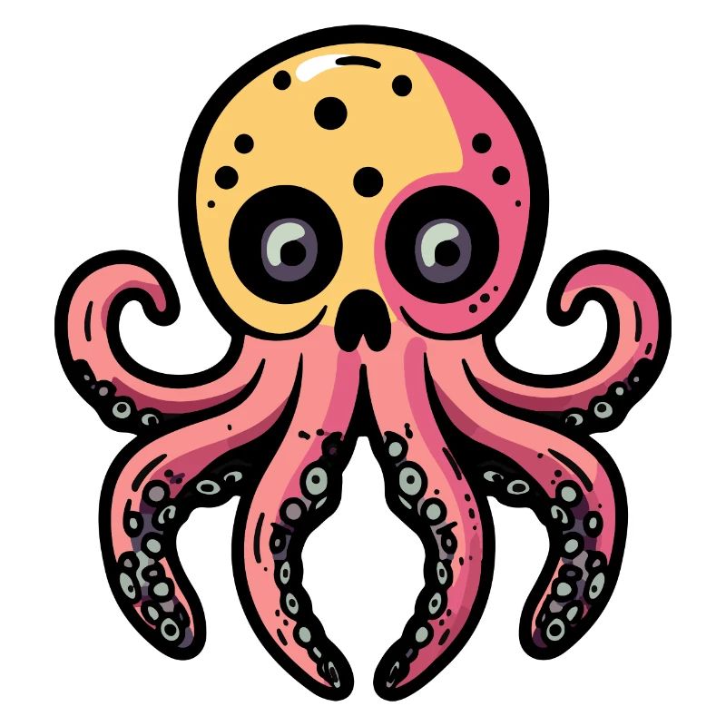 Oktopus Halloween Tier