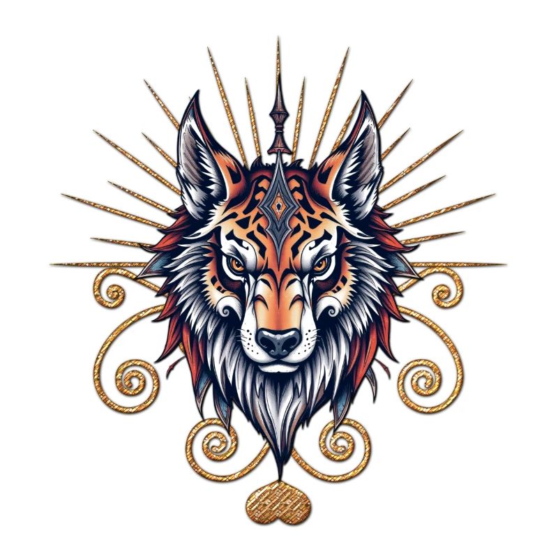 Superbe tête de loup