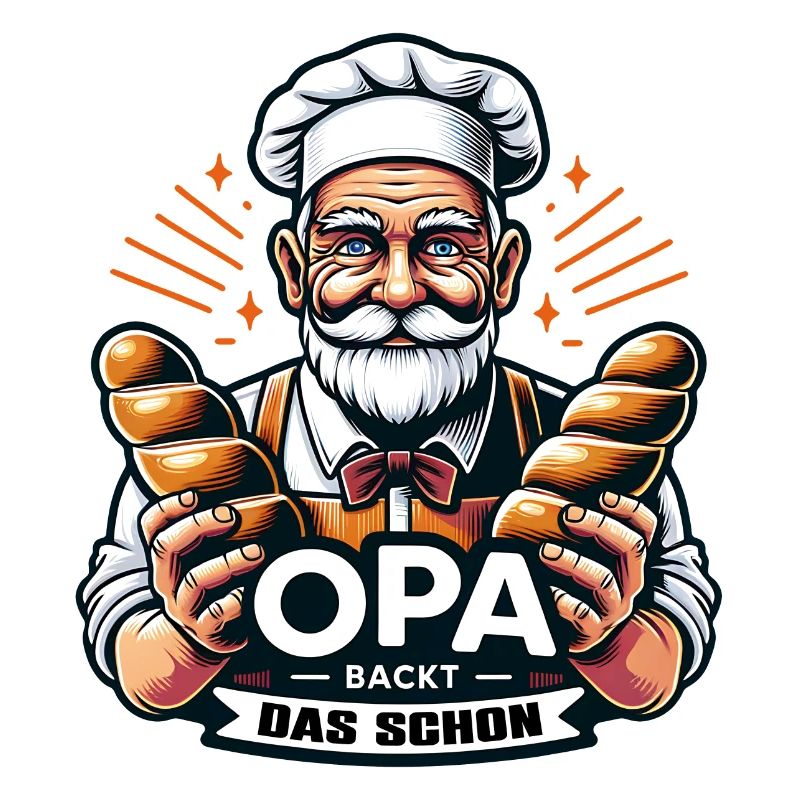 Opa backt das schon - Bäcker mit Broten