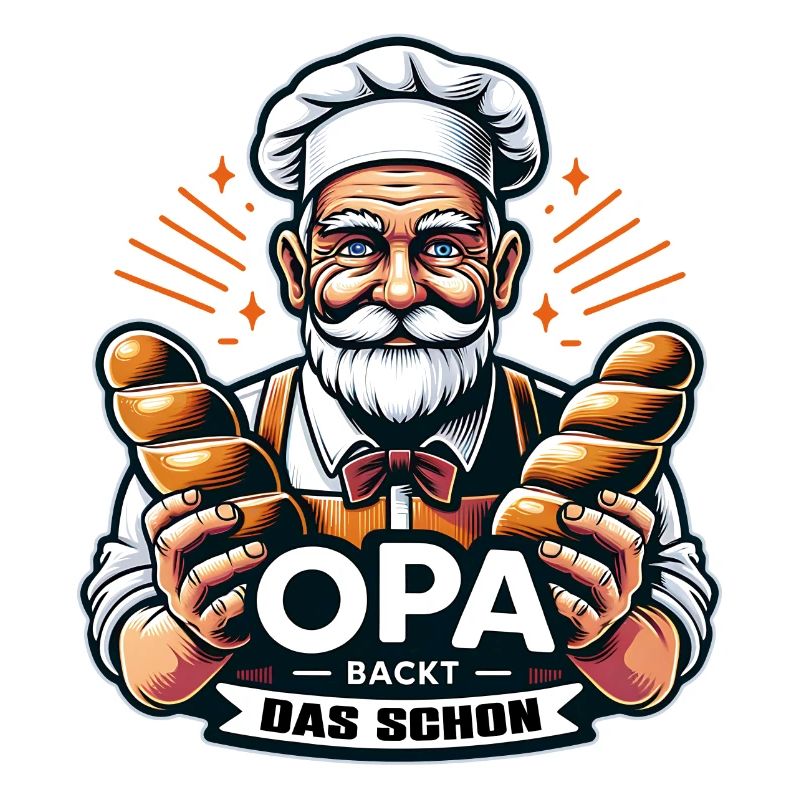 Opa backt das schon - Bäcker mit Broten