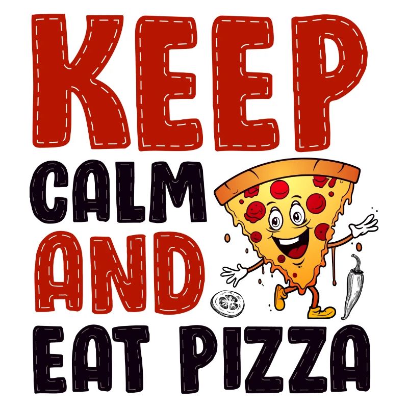 illustration ludique de cuisine de pizza
